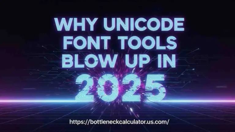 Why Unicode Font Tools Blow Up in 2025