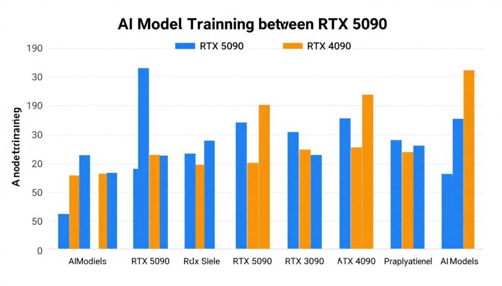 AI Model Training Performance Comparison Chart