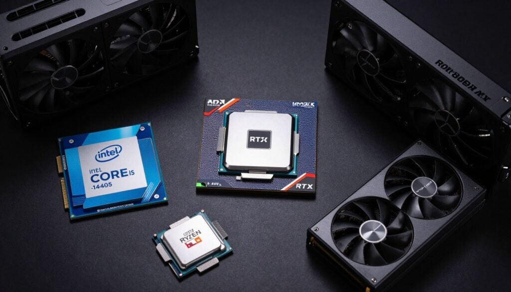 CPU and GPU pairing guide showing optimal processor choices for mid-range PC builds