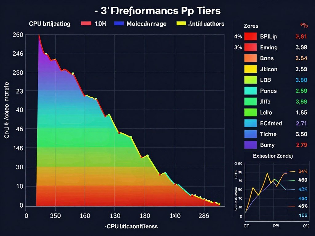 CPU bottleneck analysis chart for RTX 5070 and RX 8800 XT configurations