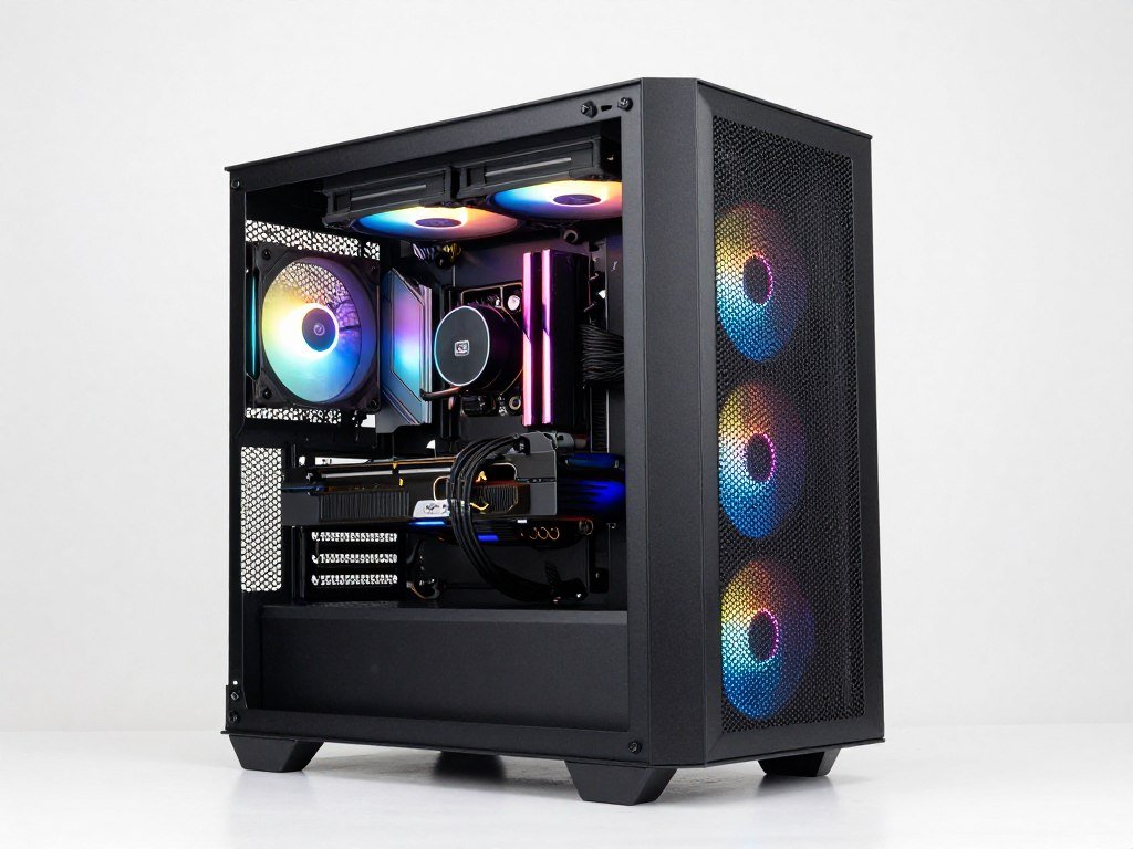 Complete budget gaming PC build with AMD Ryzen and Intel Arc graphics