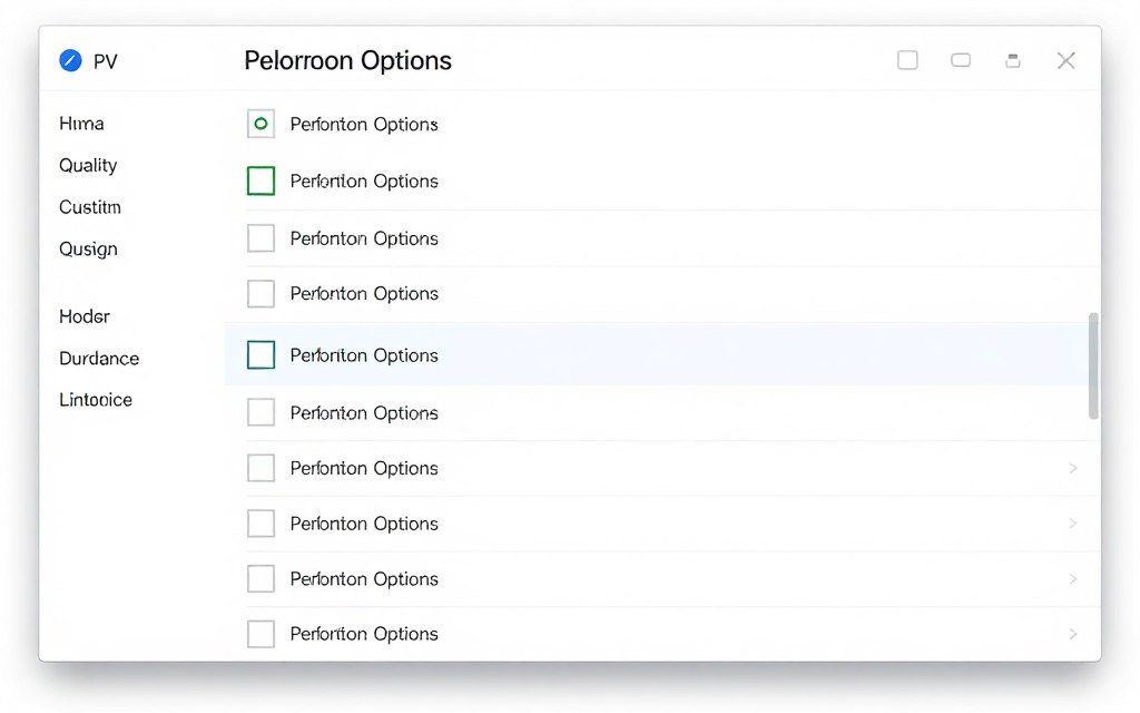 Custom visual effects settings showing balanced configuration
