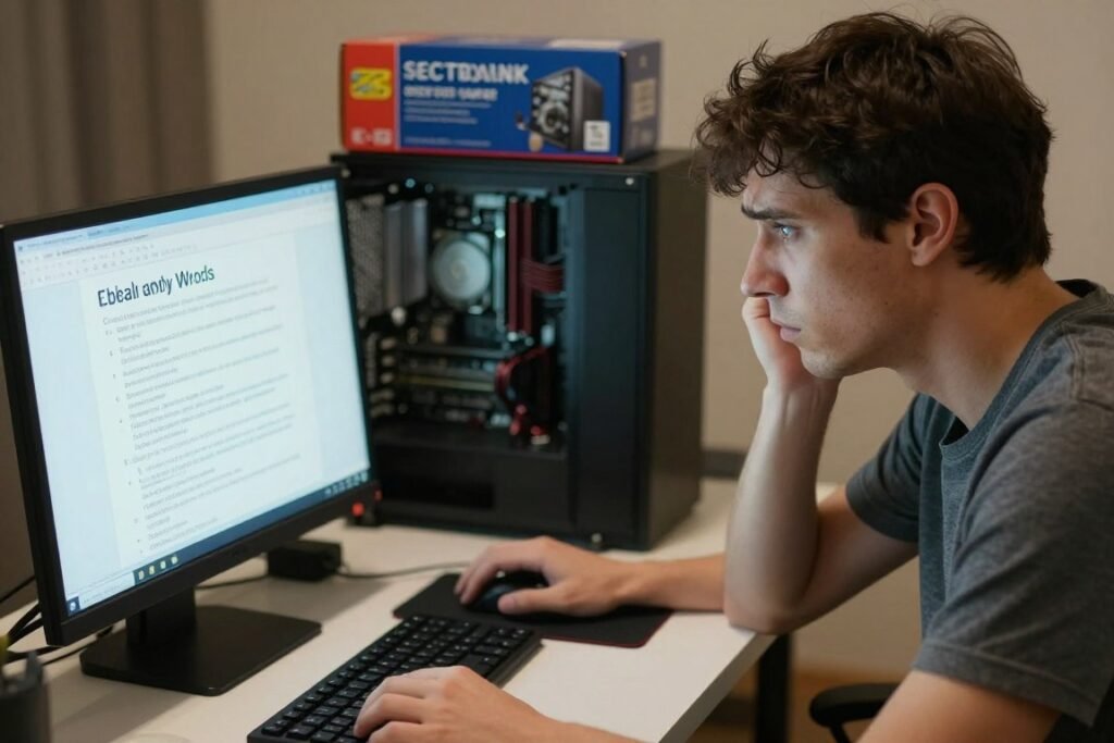 Debunking technology myths - person reading misinformation online