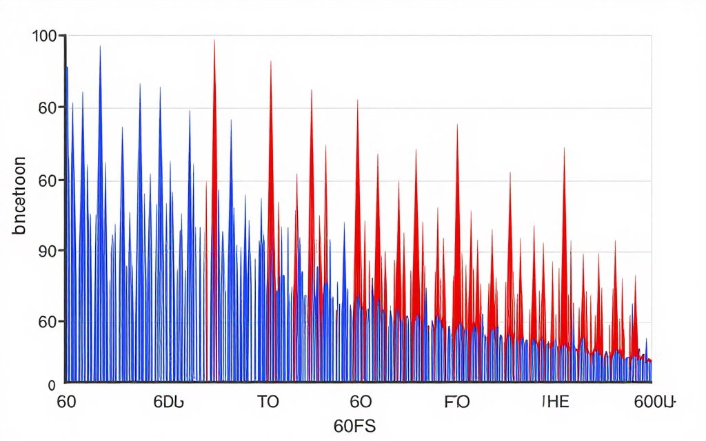 Diagram showing frame time variance and frame pacing issues