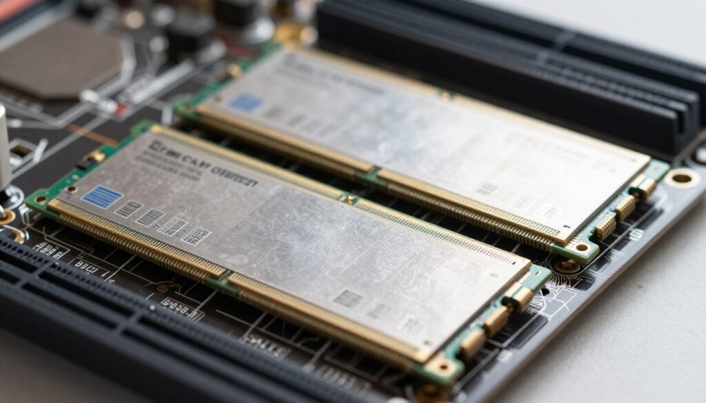 Dual-channel RAM installation in motherboard slots