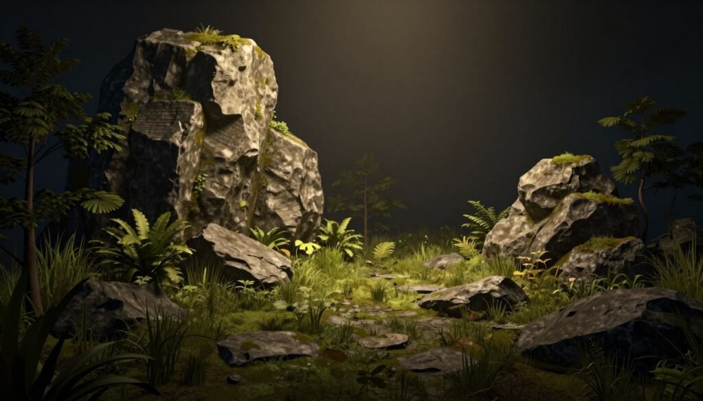 Example of a simple scene built with UE5 Nanite & Lumen showing impressive visual quality Example of a simple scene built with UE5 Nanite & Lumen showing impressive visual quality
