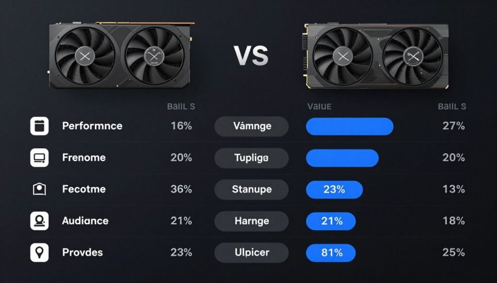 Final verdict comparison showing key differences between RTX 5070 and RX 8800 XT