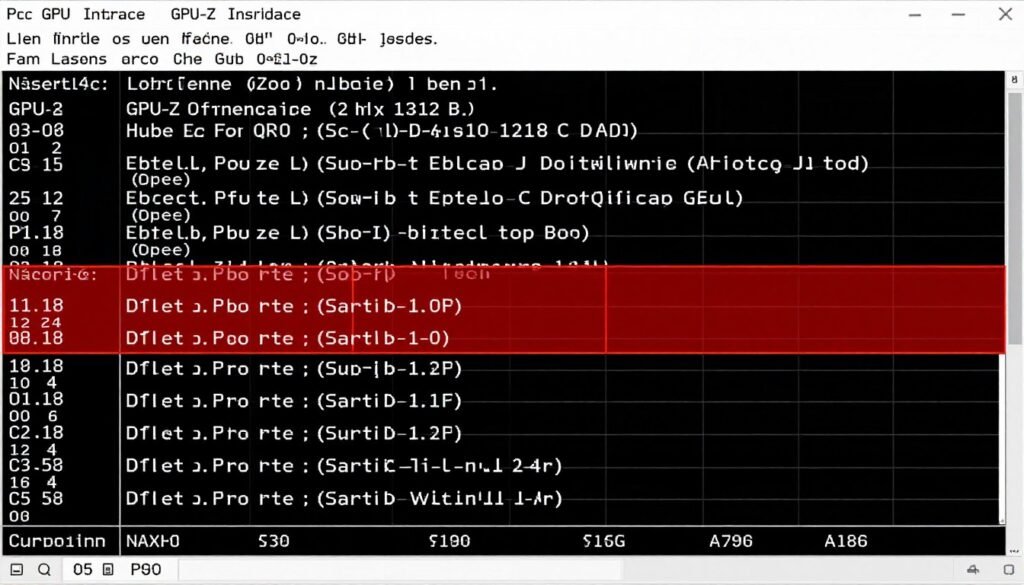 GPU-Z showing PCIe configuration details