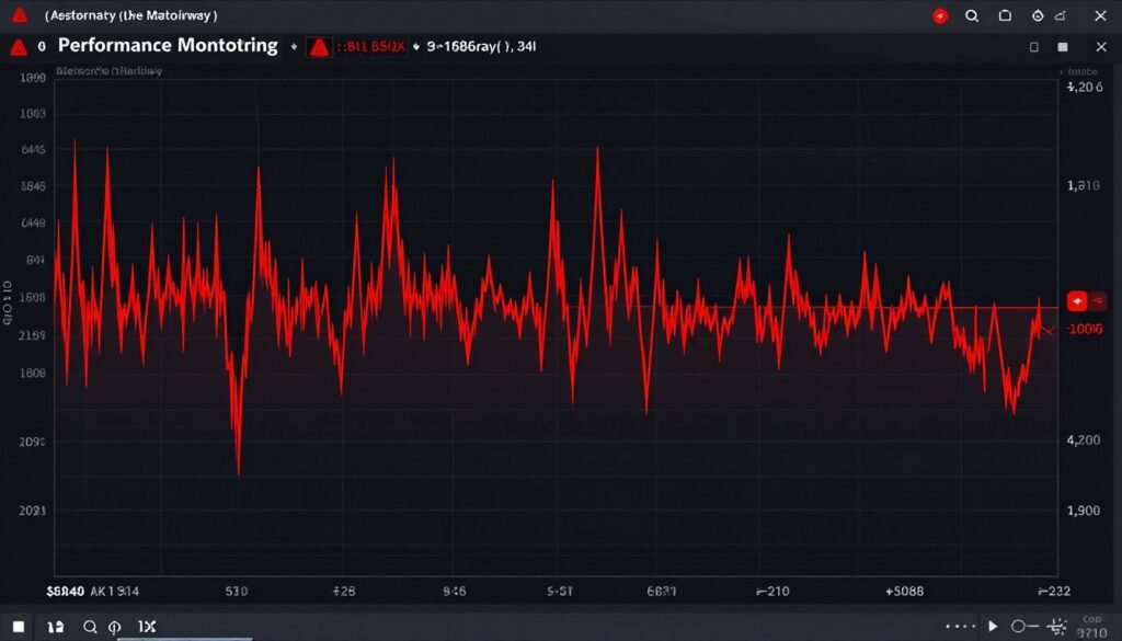 Game stuttering and frame time inconsistency graph showing performance issues
