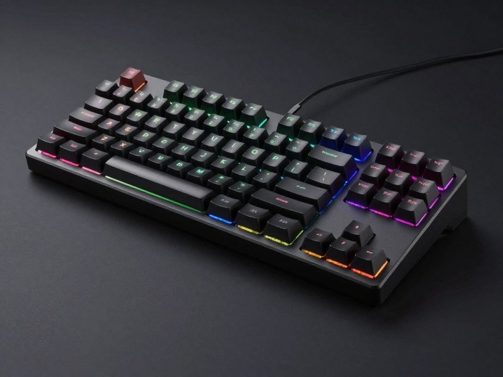 Gaming keyboard optimized for competitive play