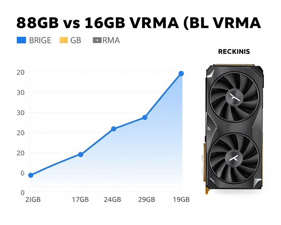 Gaming performance chart showing VRAM limitations