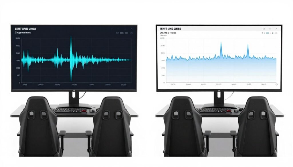 Gaming performance comparison showing optimized vs non-optimized PC build