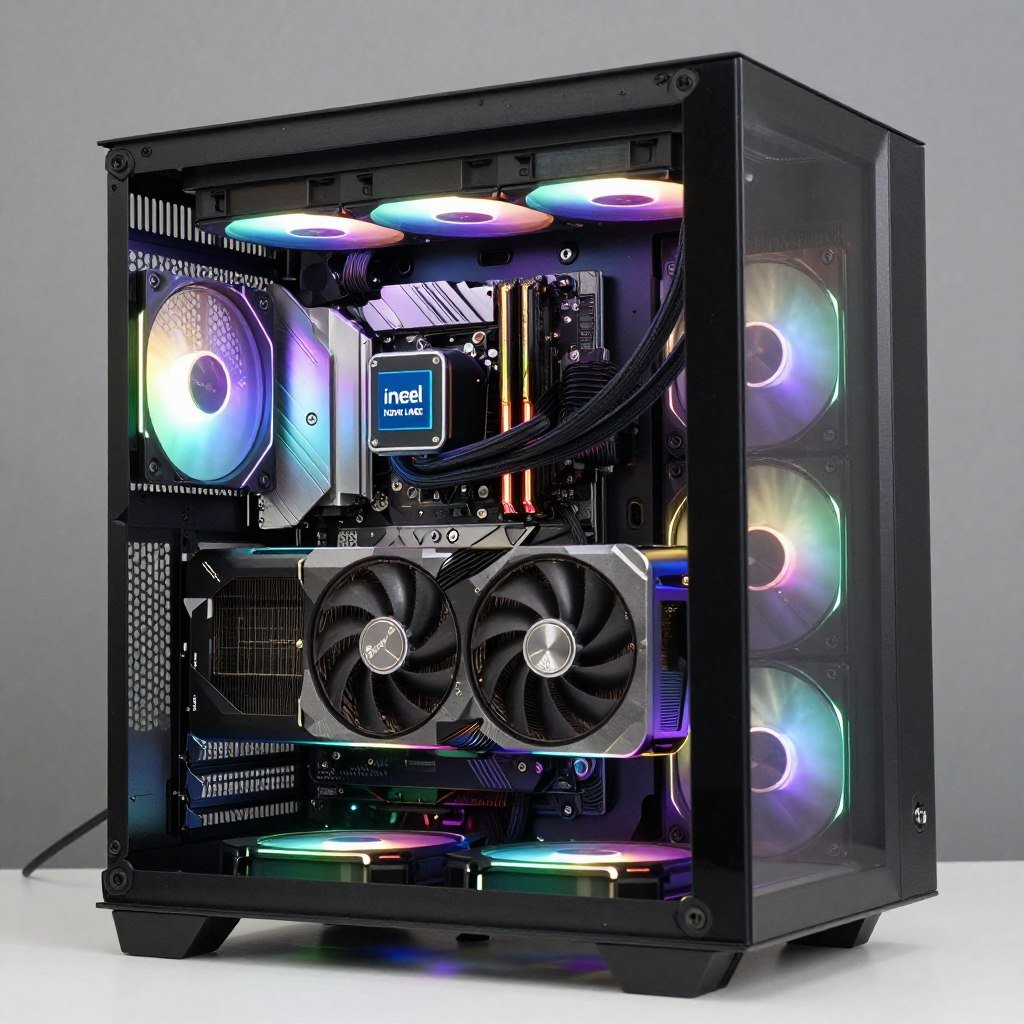 High-end gaming PC build with RTX 5090 and Intel Nova Lake processor High-end gaming PC build with RTX 5090 and Intel Nova Lake processor