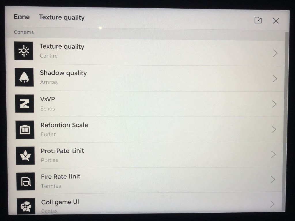 In-game graphics settings menu showing optimization options