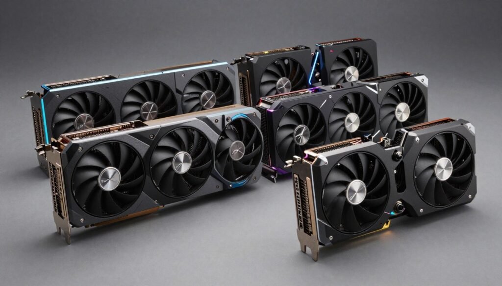 Mid-range and high-end GPUs for competitive gaming performance