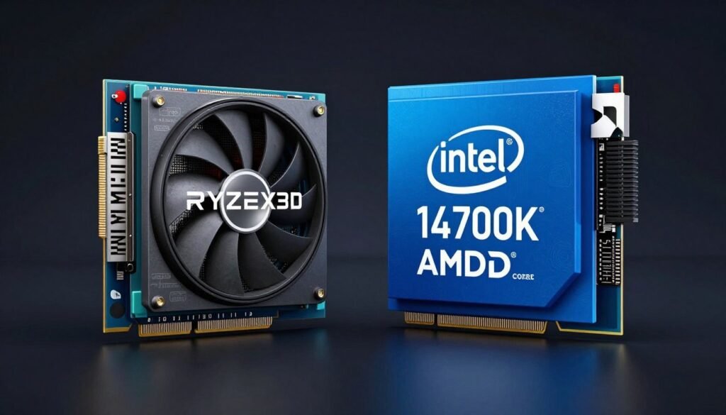 Modern gaming CPUs from Intel and AMD optimized for esports performance