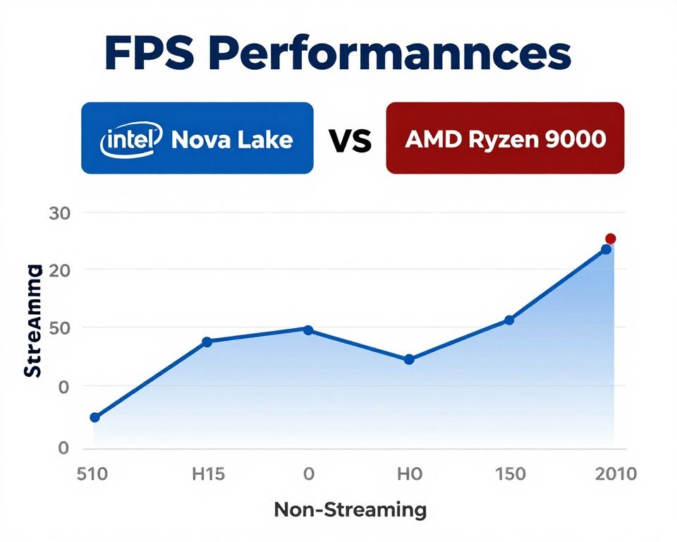 Multi-tasking performance chart showing gaming plus streaming workload comparison Multi-tasking performance chart showing gaming plus streaming workload comparison