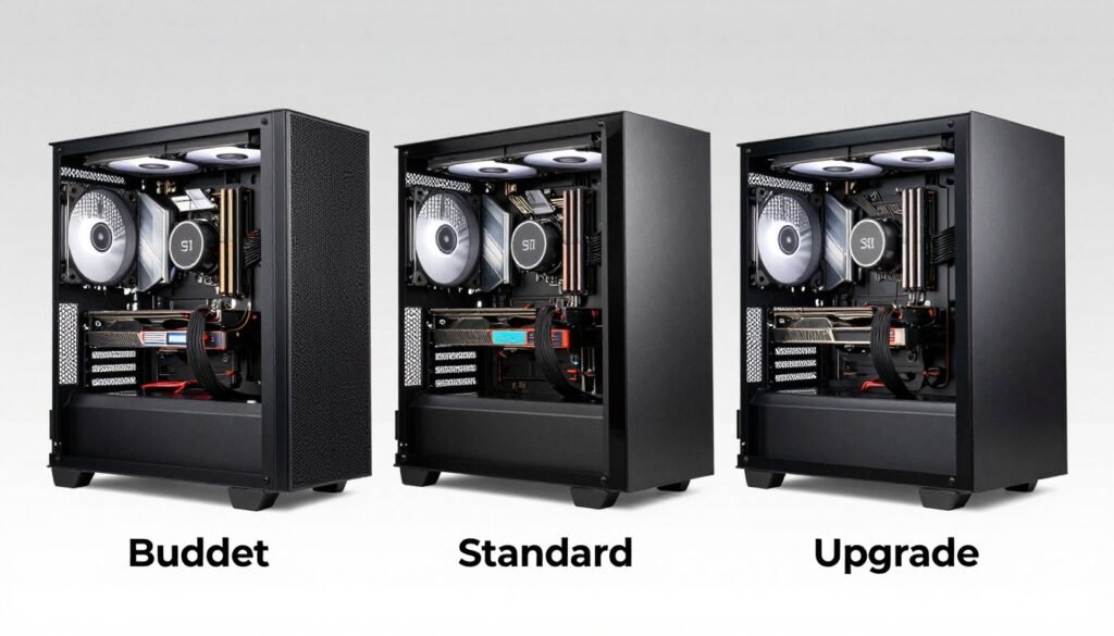 Multiple PC build configurations at different price points