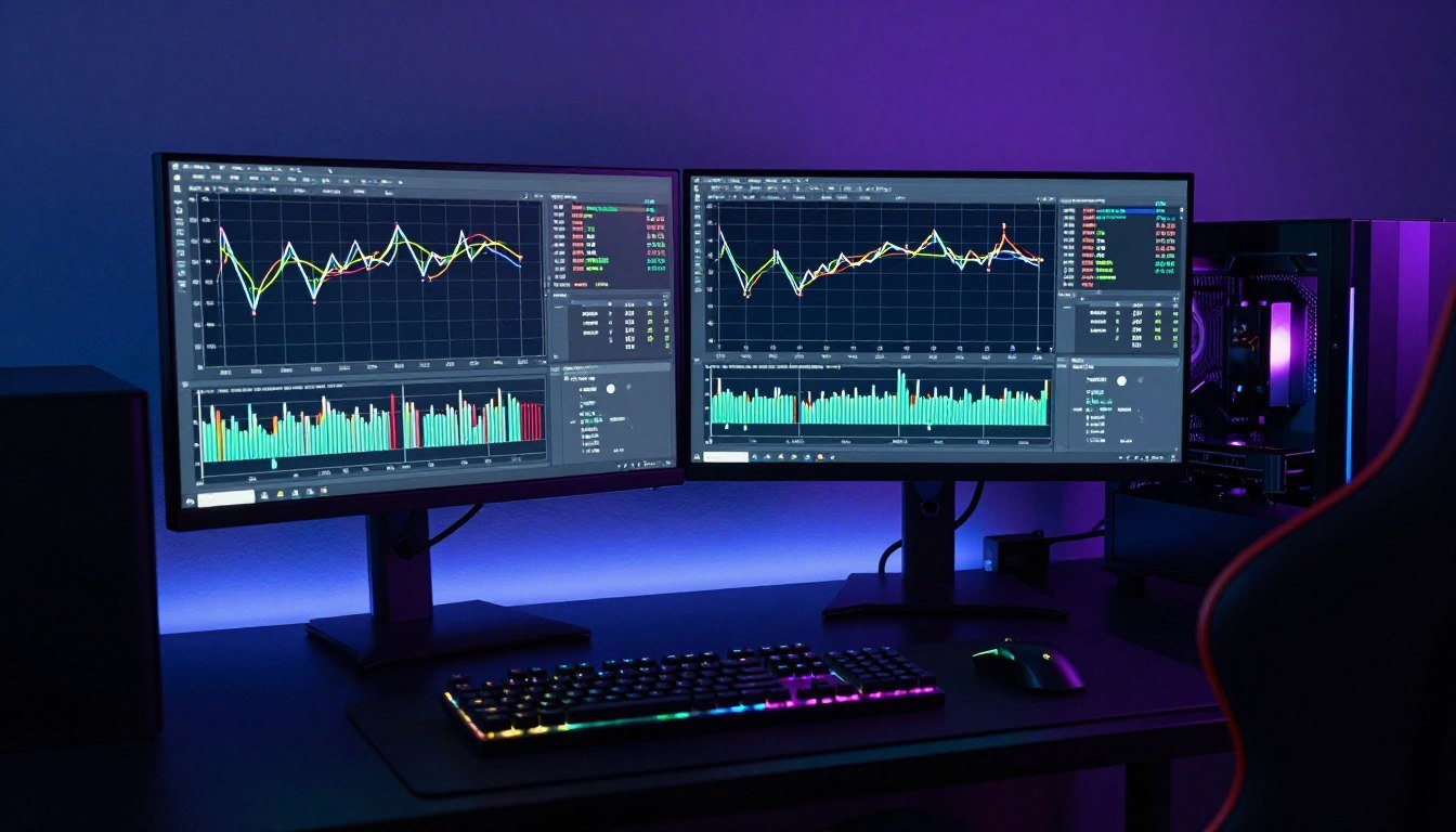 PC gaming setup experiencing micro-stutter during gameplay