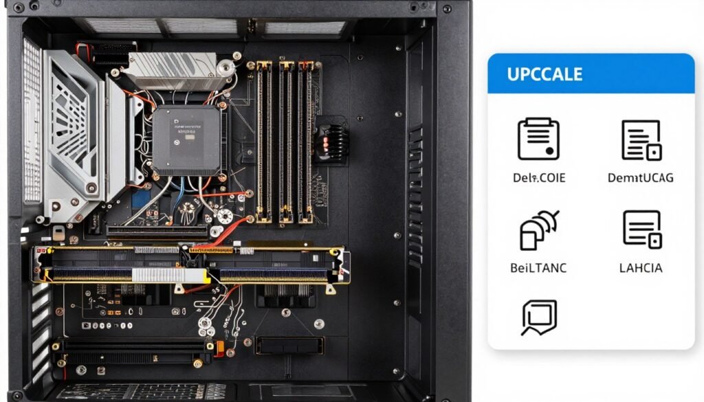 PC upgrade components showing expandability