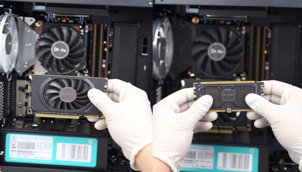 PC upgrade path showing component replacement