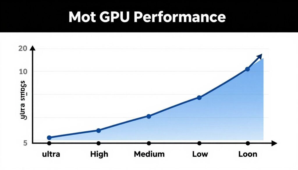 Performance degradation timeline showing expected settings adjustments over GPU lifespan