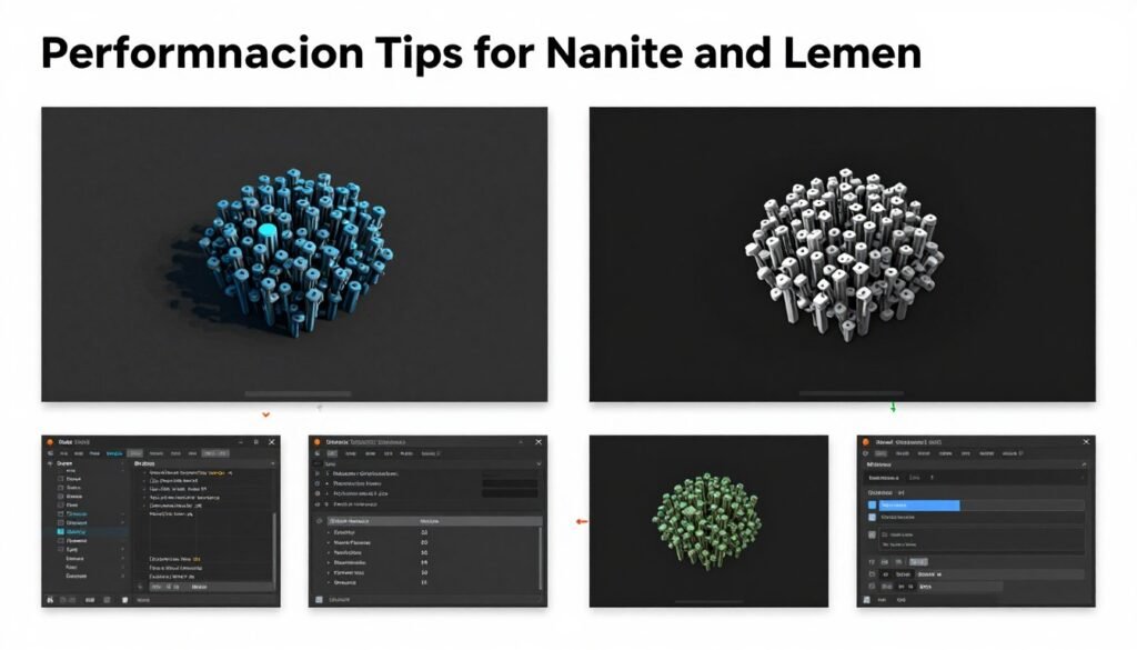 Performance optimization tips for UE5 Nanite & Lumen with visual examples Performance optimization tips for UE5 Nanite & Lumen with visual examples