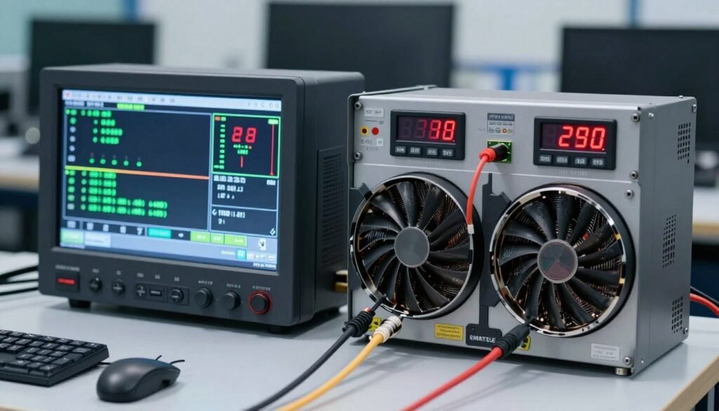 Power consumption comparison between RTX 5070 and RX 8800 XT under gaming load