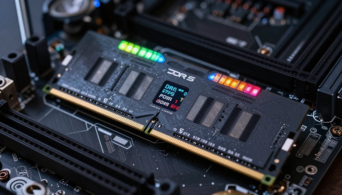 RAM Latency Tuning memory modules installed in motherboard slots