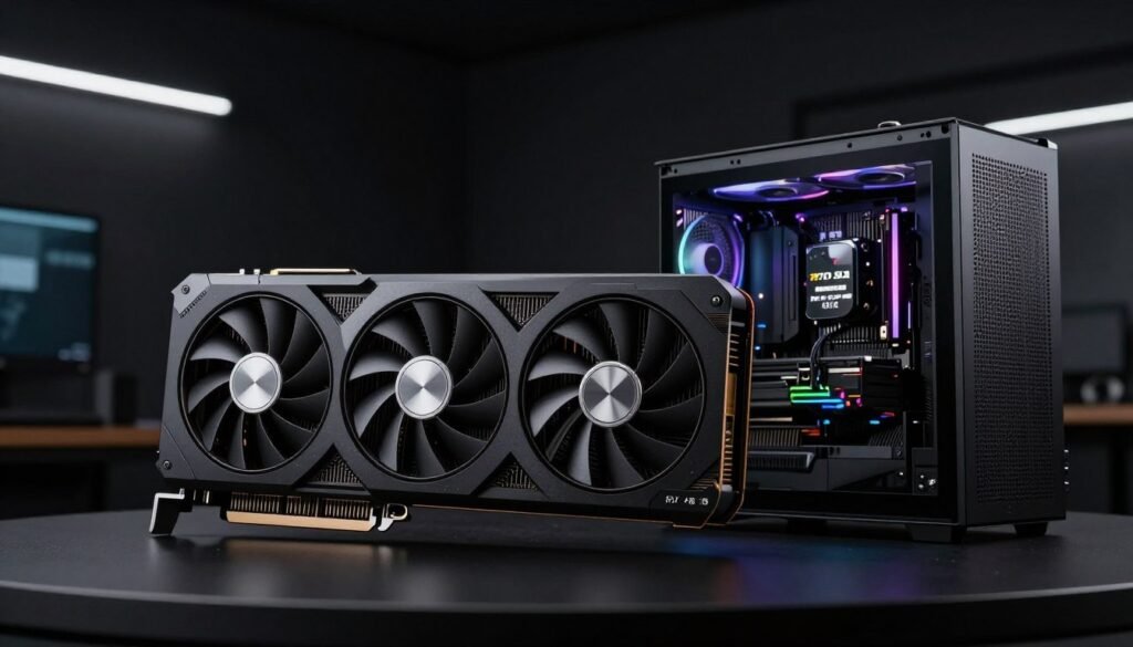 RTX 5090 graphics card and AMD Ryzen 9000 series processor