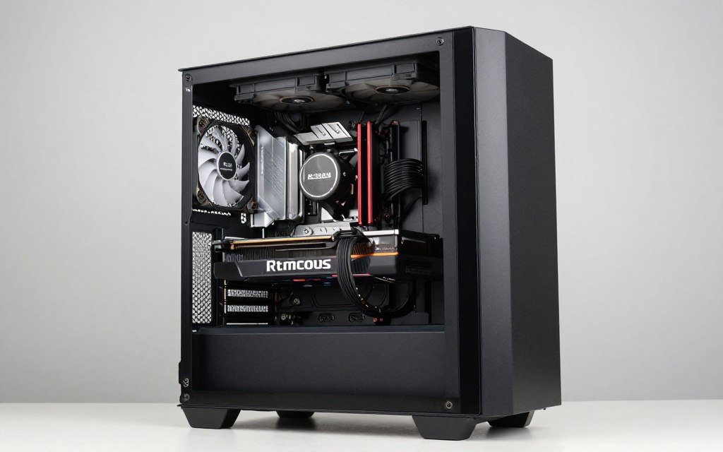 RX 8800 XT installed in complete gaming PC build