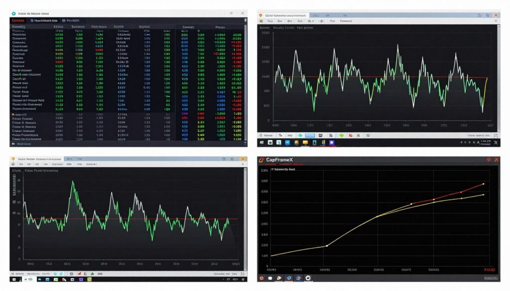 Screenshot showing proper monitoring setup for diagnosing OS Scheduling issues with hybrid CPUs