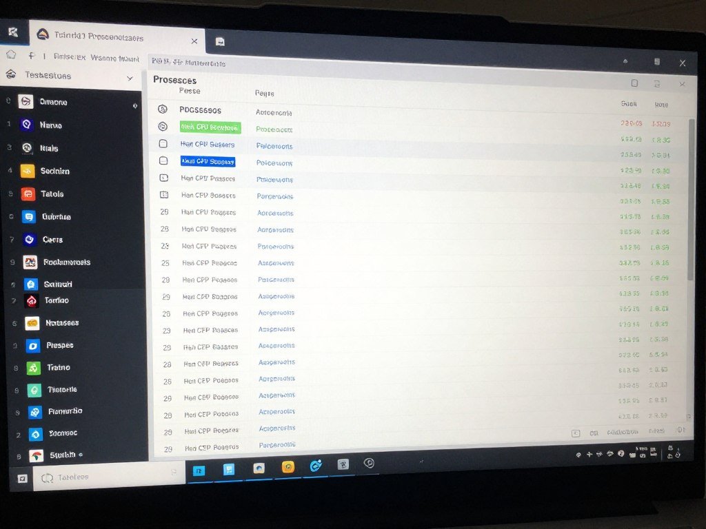 Task Manager showing CPU usage and background processes while gaming