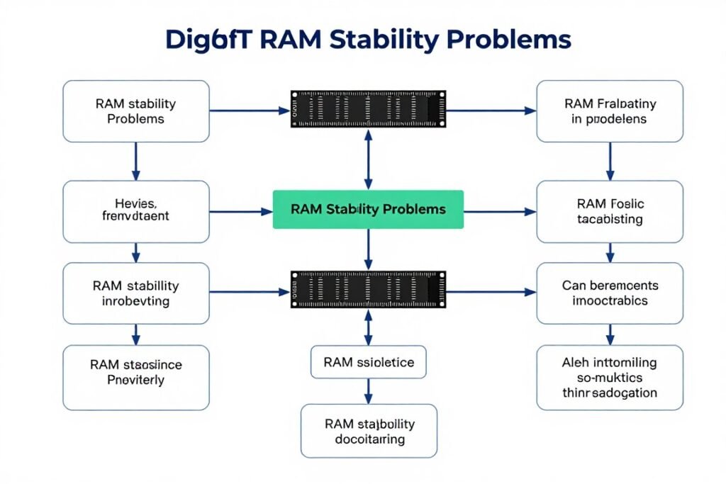 Troubleshooting flowchart for RAM stability issues