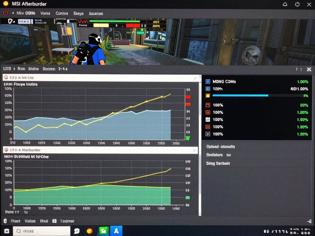 VR Performance CPU usage monitoring showing core utilization spikes