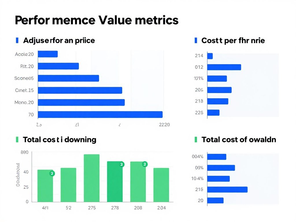 Value proposition analysis showing performance per dollar spent