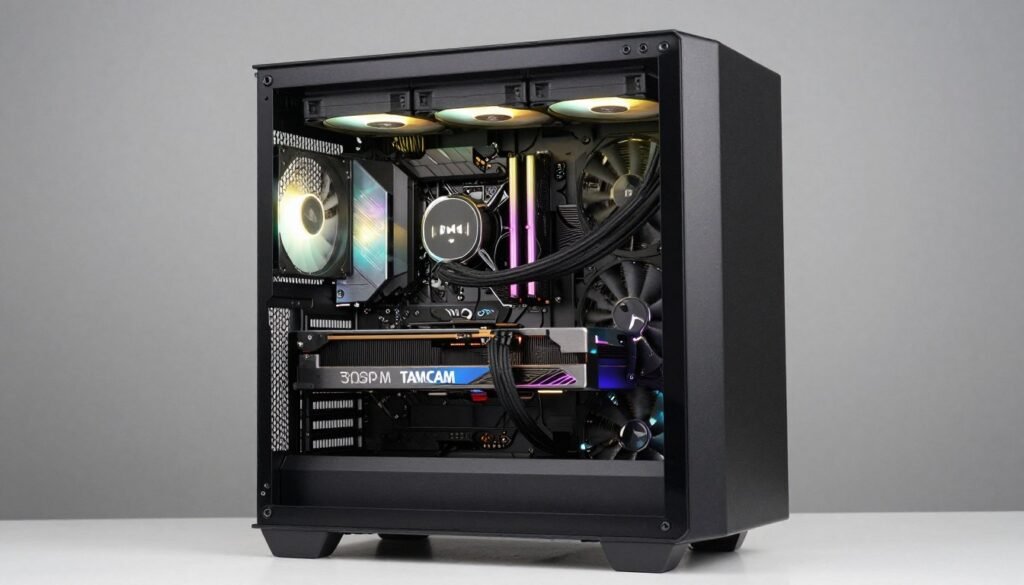 Well-balanced gaming PC with optimal components