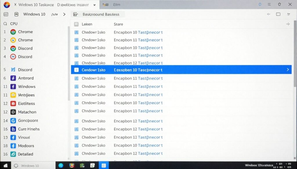 Windows Task Manager showing background processes to close before gaming