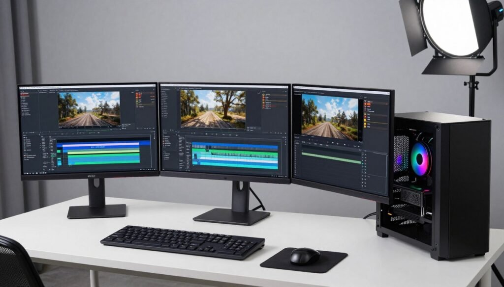 Workstation PC setup for content creation