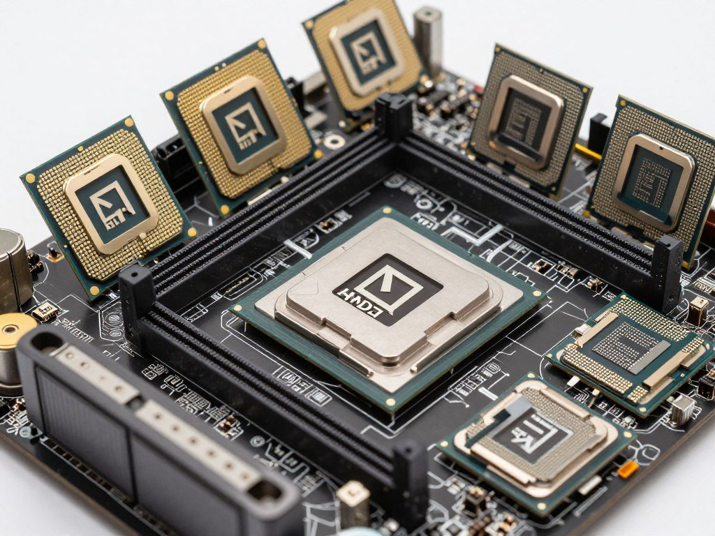AMD AM5 socket motherboard showing upgrade compatibility