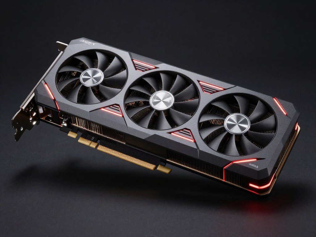 AMD RX 9060 XT graphics card product shot