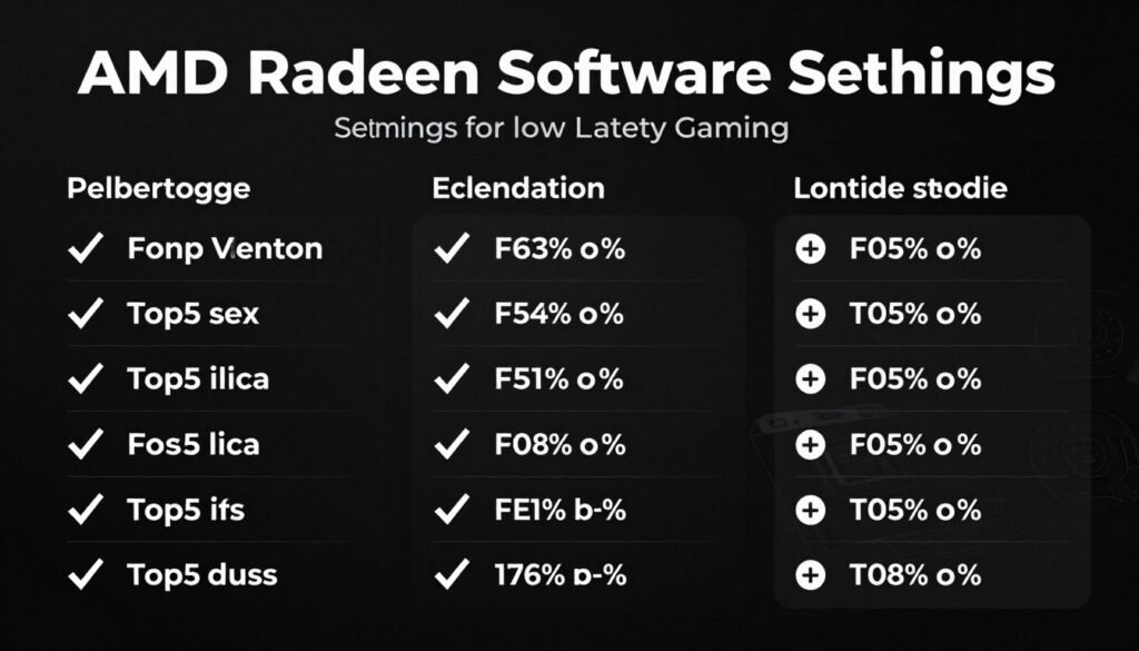 AMD Radeon Software optimal settings summary screen