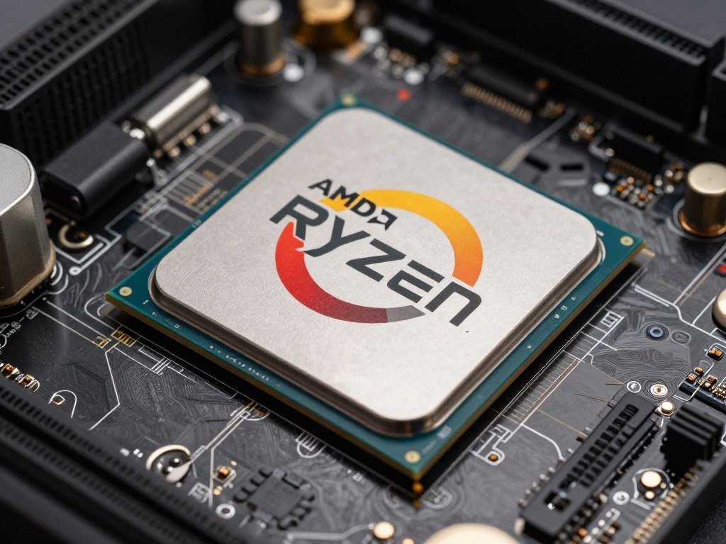 AMD Ryzen 5800X3D in AM4 motherboard socket