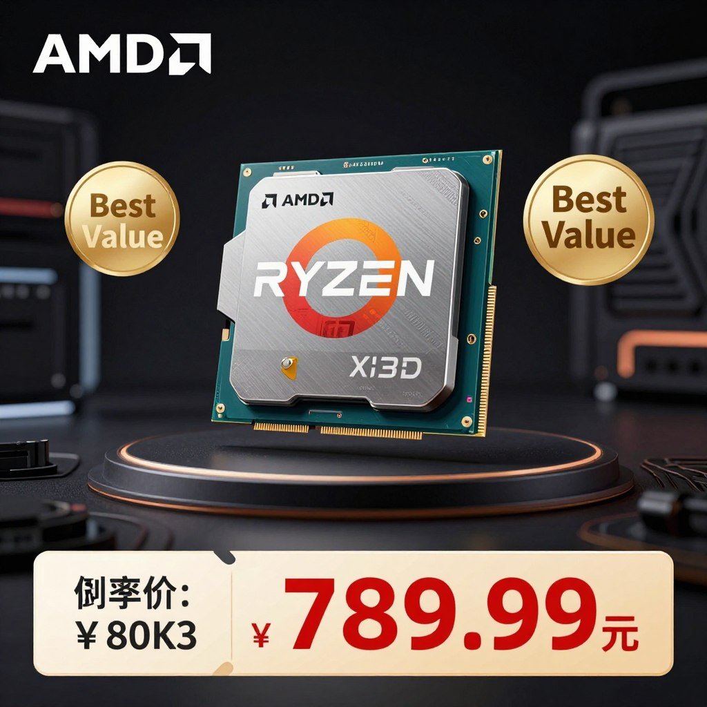AMD Ryzen 7800X3D best value gaming CPU