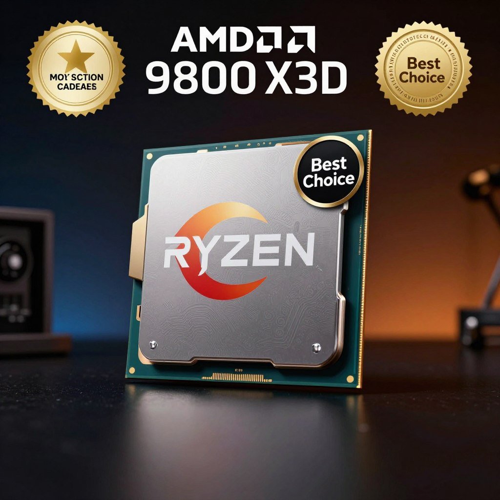AMD Ryzen 9800X3D best overall gaming CPU choice