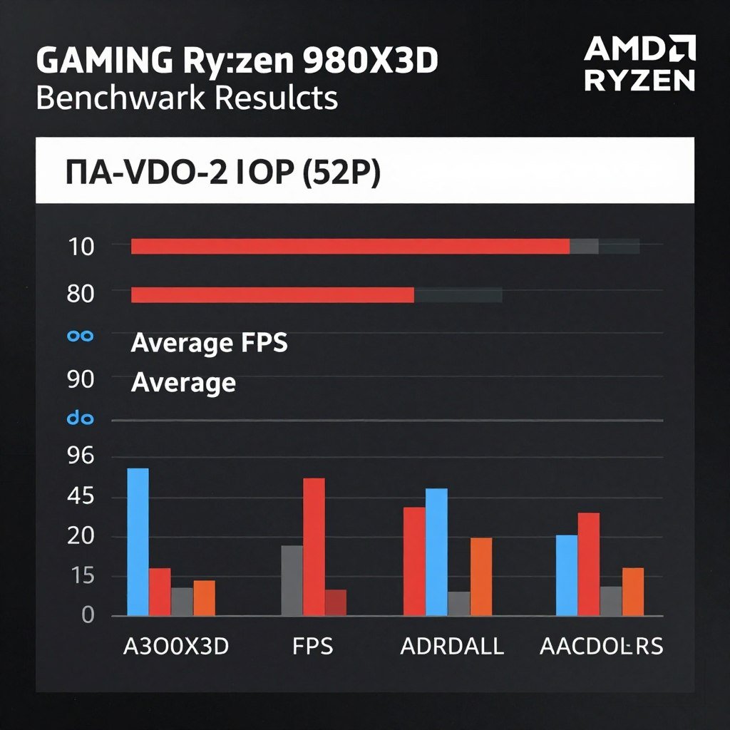 AMD Ryzen 9800X3D gaming performance benchmark results