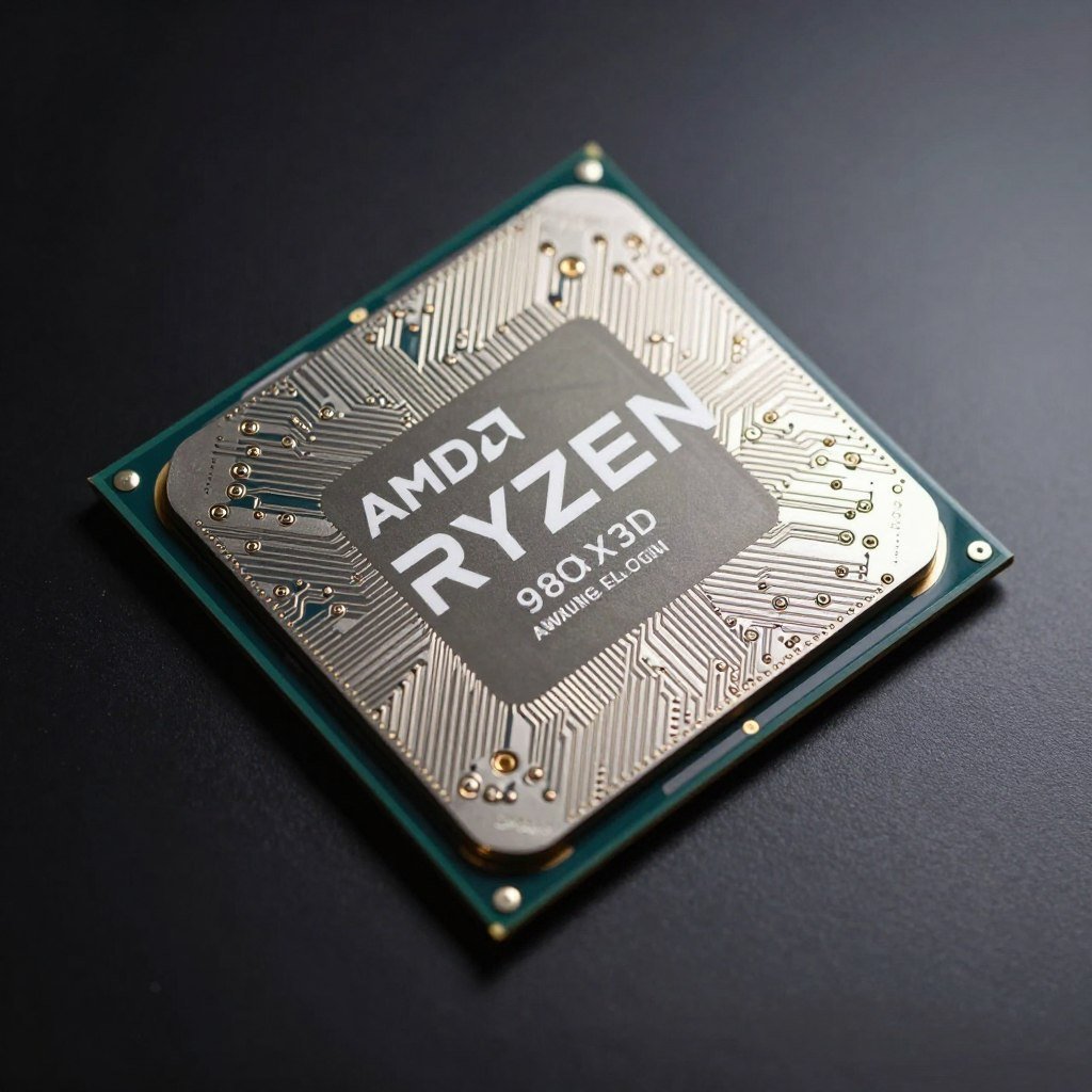 AMD Ryzen 9800X3D latest generation processor