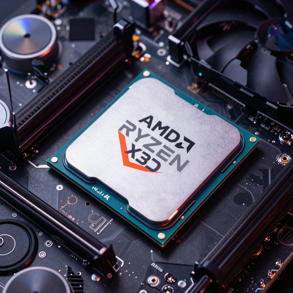 AMD Ryzen X3D CPU with extra cache for simulation workloads