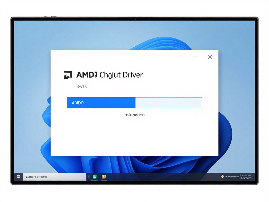AMD or Intel chipset driver installation interface showing proper driver update process for DPC latency troubleshooting AMD or Intel chipset driver installation interface showing proper driver update process for DPC latency troubleshooting