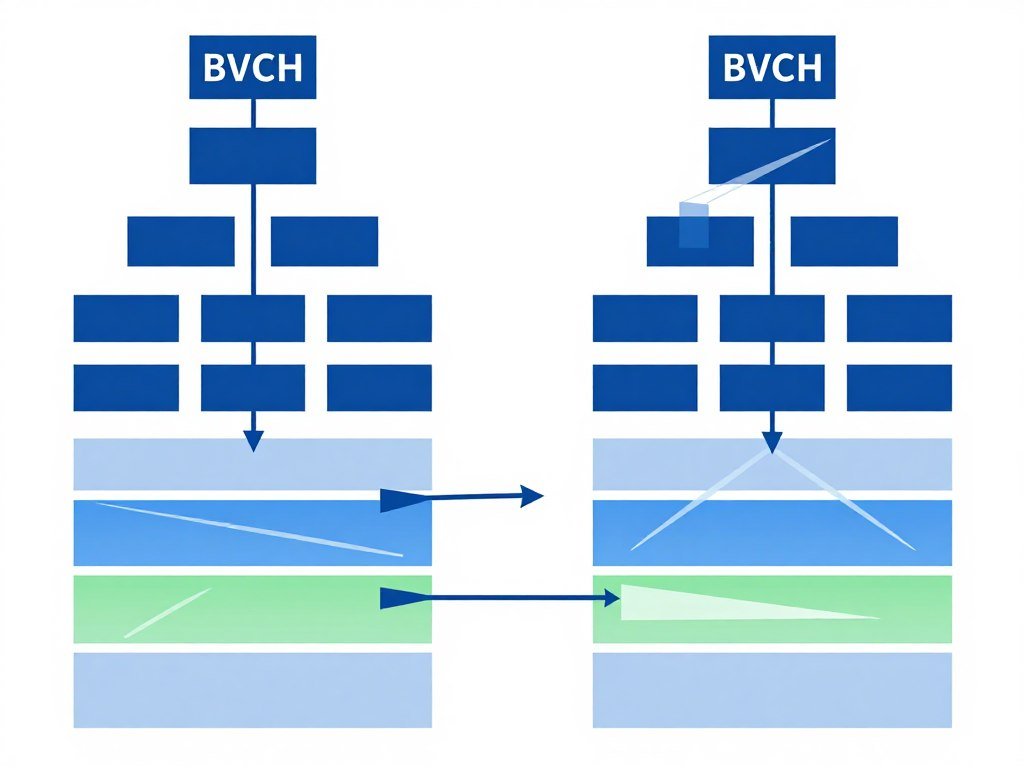 BVH traversal process in ray tracing rendering pipeline